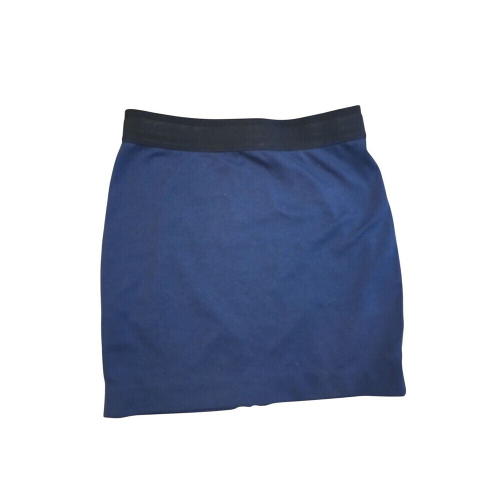 bcbgmaxazria Mini Skirt Zipper Size Small Blue
